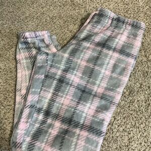 Soft Plaid Fleece Lounge Pants